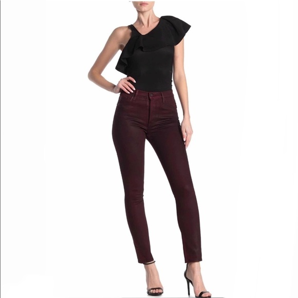 GRLFRND KAROLINA COATED HIGH RISE SKINNY JEANS - Picture 3 of 6